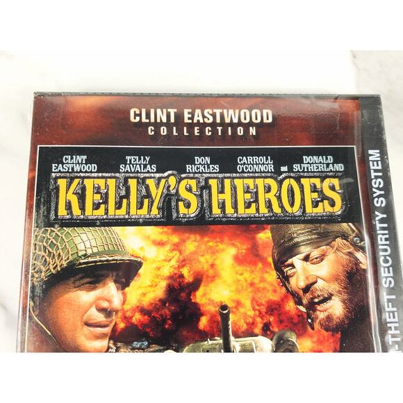 Movie Kelly's Heroes DVD New Sealed Clint Eastwood Telly Savalas 1970 Dolby - Picture 2 of 10